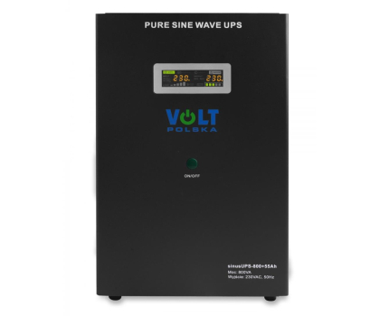 UPS (zasilacz awaryjny) VOLT SINUS UPS 800 + 55Ah (500/800W)